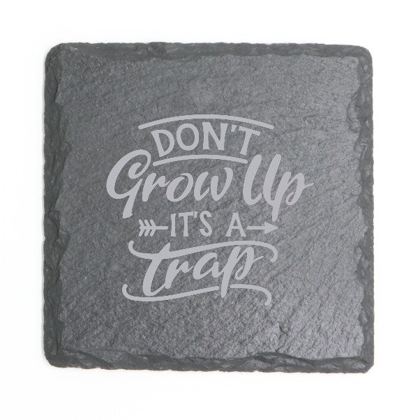 Square Slate Coasters (Funny)
