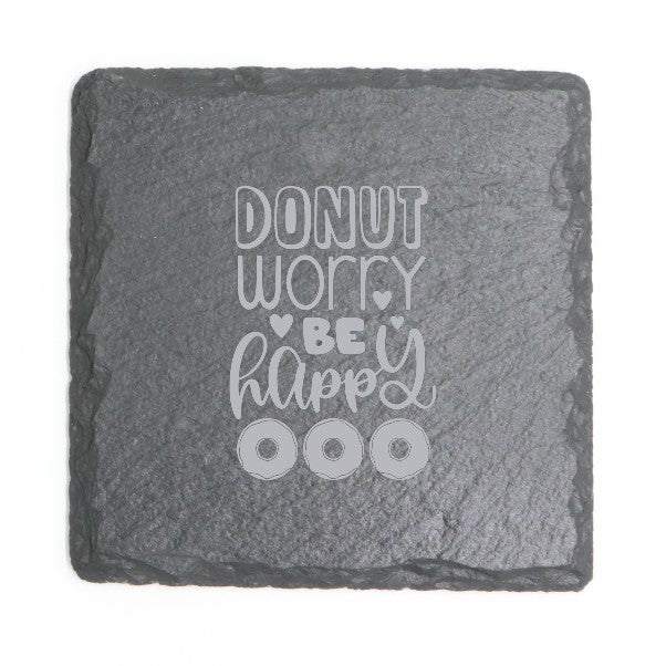 Square Slate Coasters (Funny)