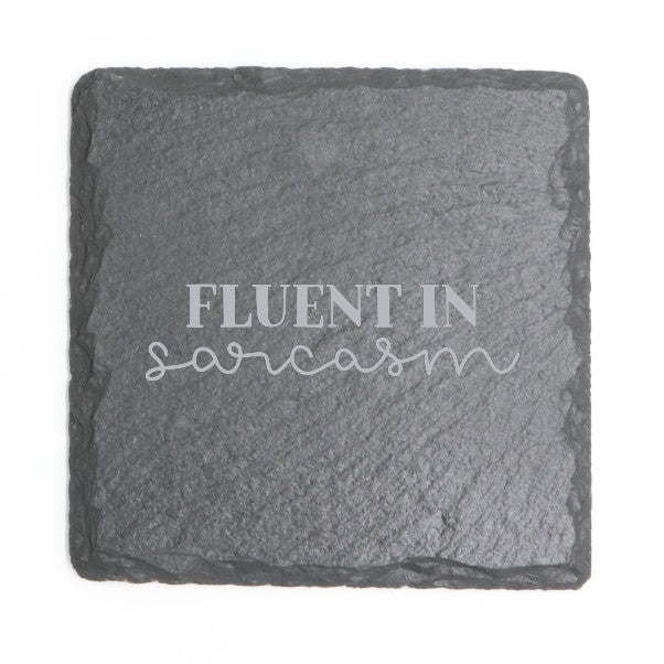 Square Slate Coasters (Funny)