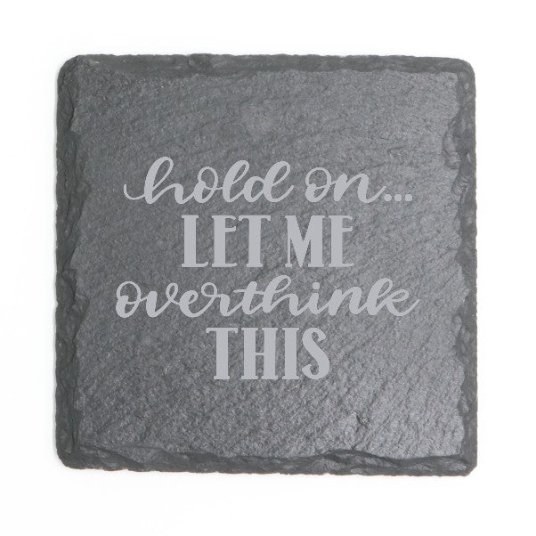 Square Slate Coasters (Funny)
