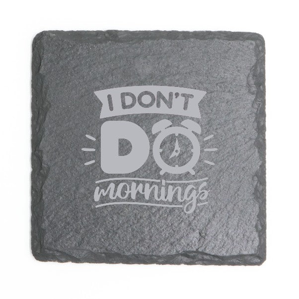 Square Slate Coasters (Funny)
