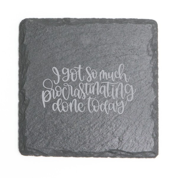 Square Slate Coasters (Funny)
