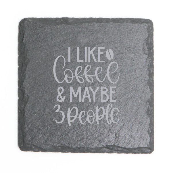 Square Slate Coasters (Funny)