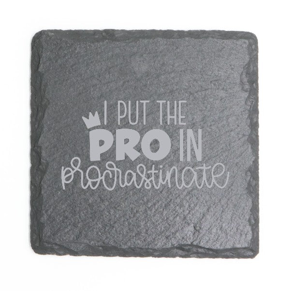 Square Slate Coasters (Funny)