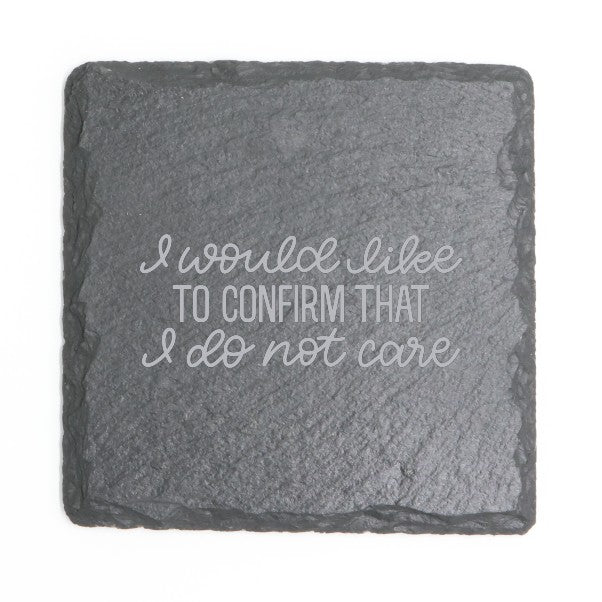 Square Slate Coasters (Funny)