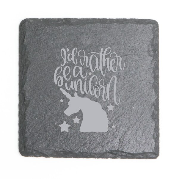 Square Slate Coasters (Funny)