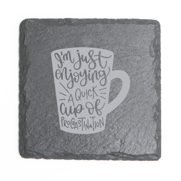Square Slate Coasters (Funny)
