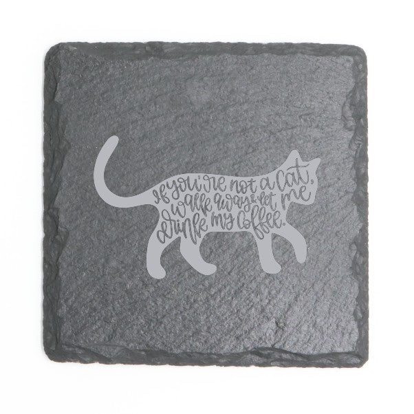 Square Slate Coasters (Funny)