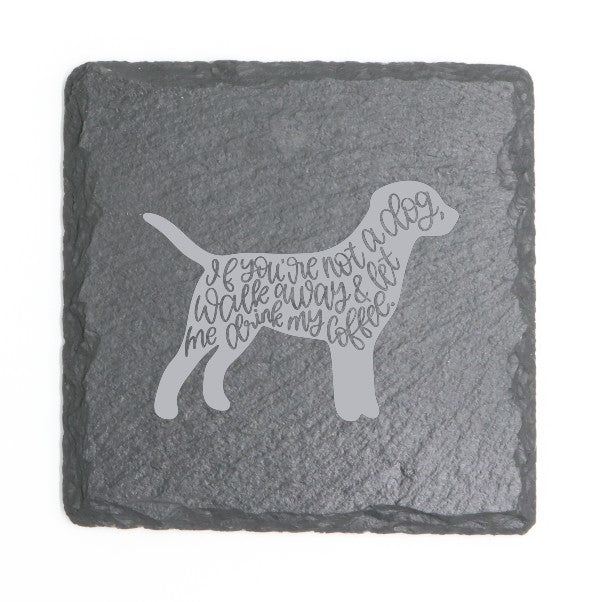 Square Slate Coasters (Funny)