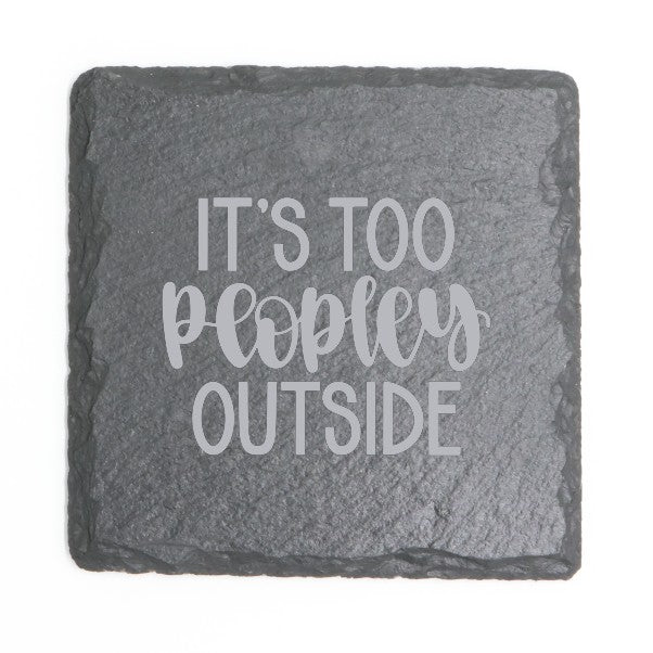 Square Slate Coasters (Funny)