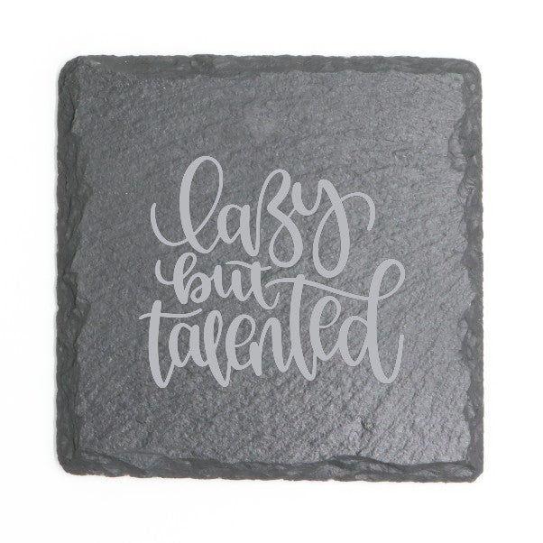 Square Slate Coasters (Funny)