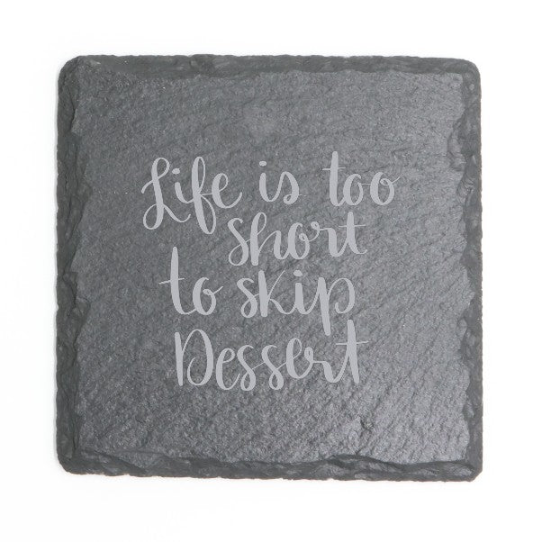 Square Slate Coasters (Funny)