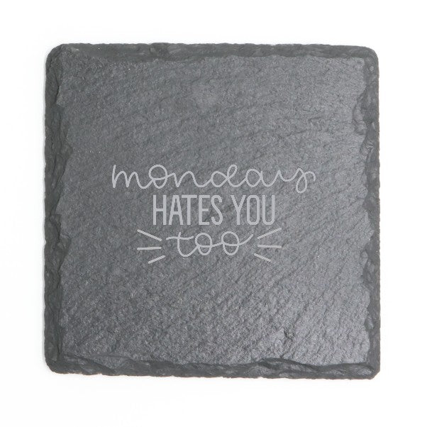 Square Slate Coasters (Funny)