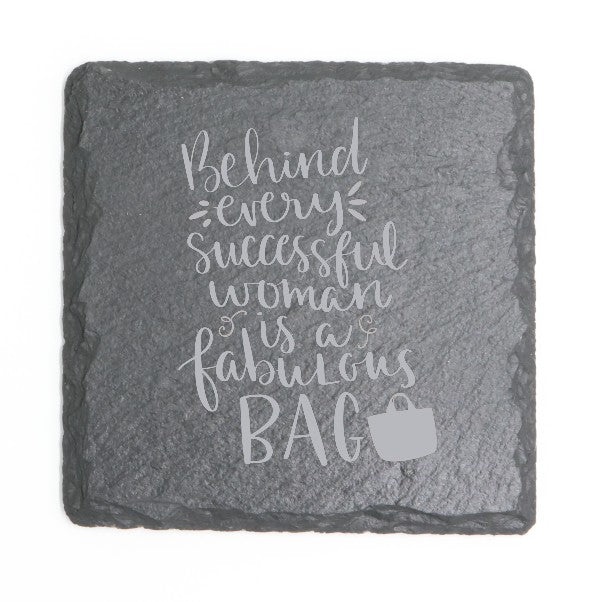 Square Slate Coasters (Funny)