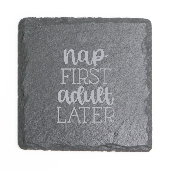 Square Slate Coasters (Funny)