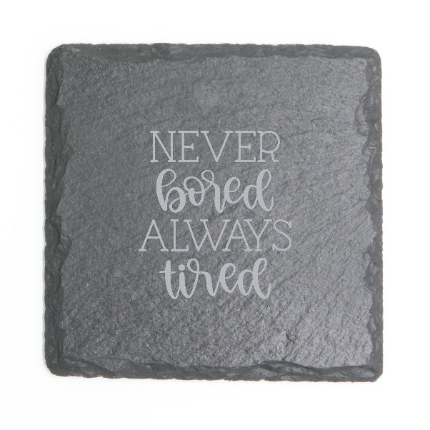 Square Slate Coasters (Funny)