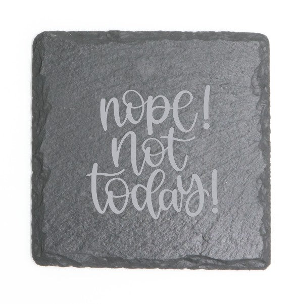 Square Slate Coasters (Funny)