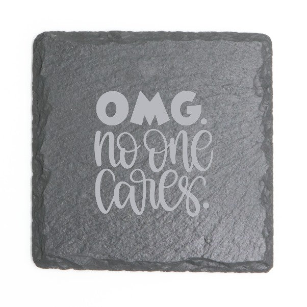 Square Slate Coasters (Funny)