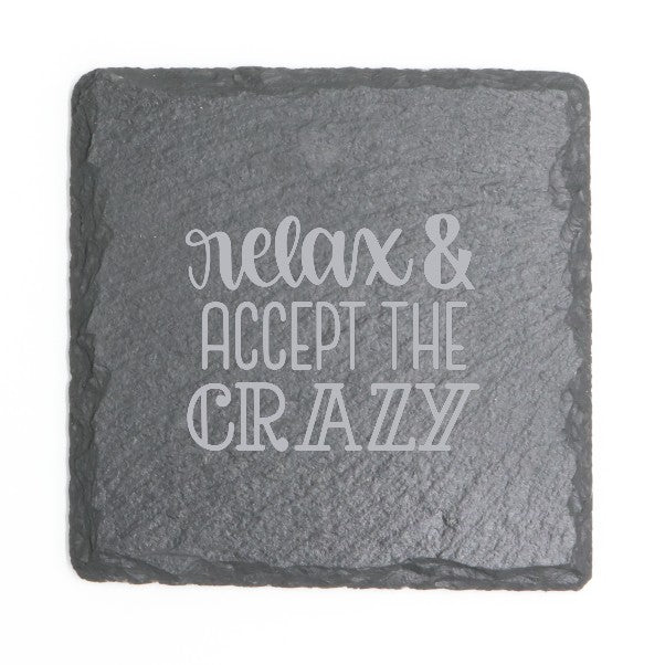 Square Slate Coasters (Funny)