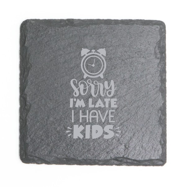 Square Slate Coasters (Funny)
