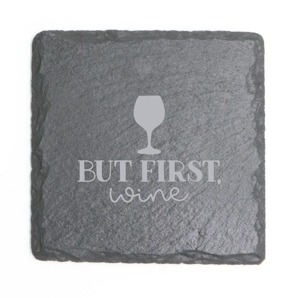 Square Slate Coasters (Funny)