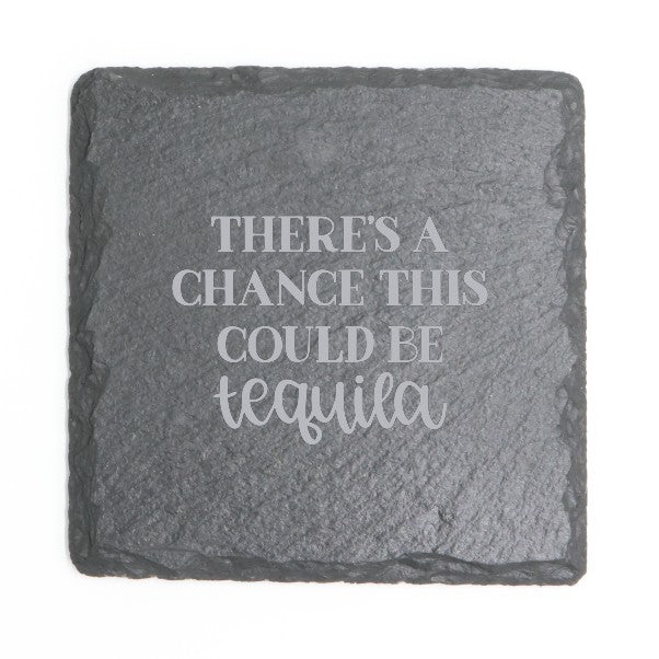 Square Slate Coasters (Funny)