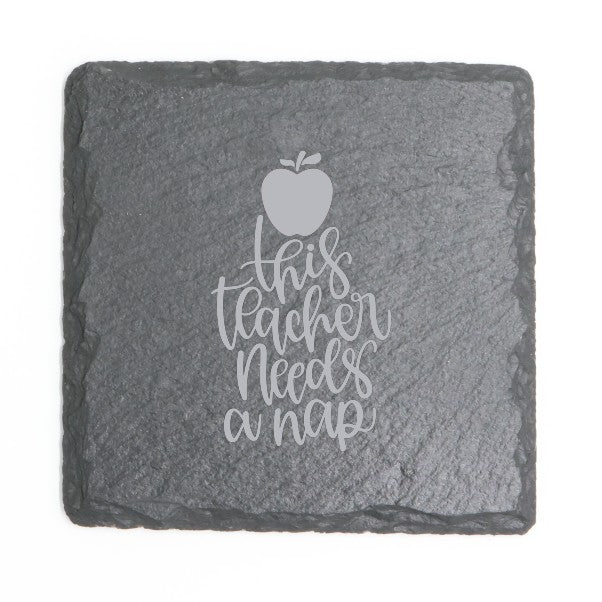 Square Slate Coasters (Funny)