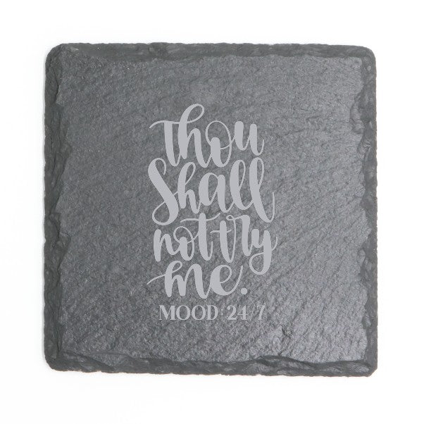 Square Slate Coasters (Funny)