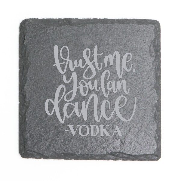 Square Slate Coasters (Funny)