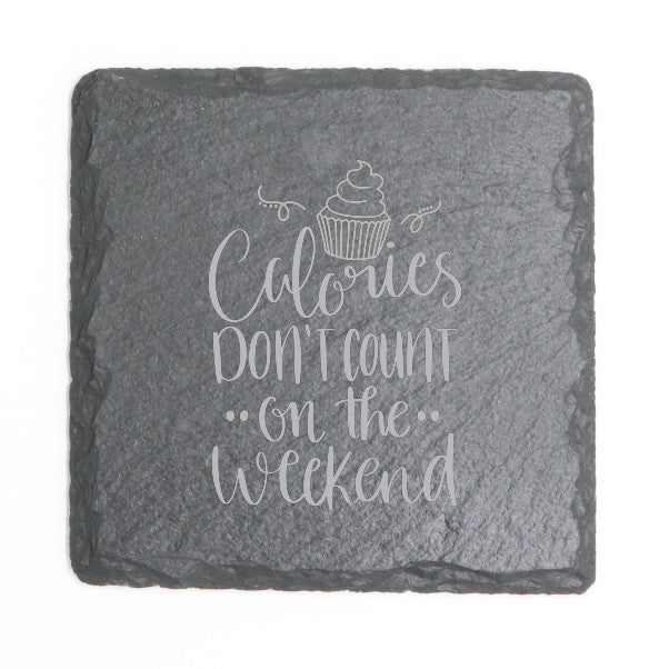 Square Slate Coasters (Funny)