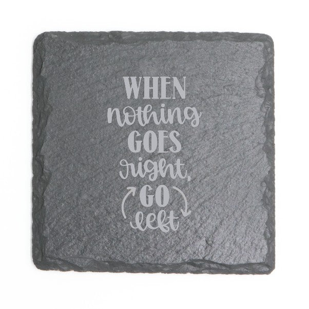 Square Slate Coasters (Funny)