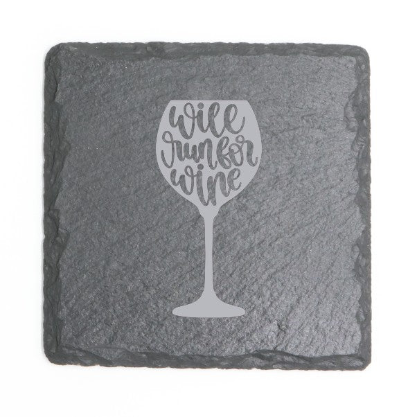 Square Slate Coasters (Funny)