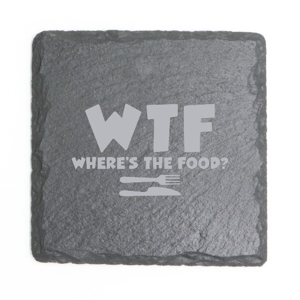 Square Slate Coasters (Funny)
