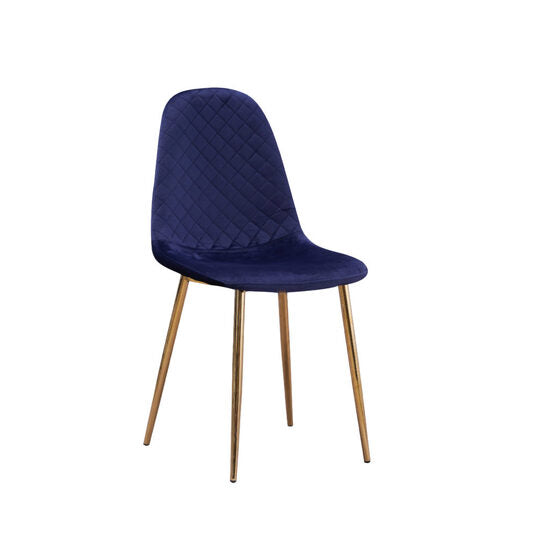 Diamond Plush Velvet Dining Chairs Set Of 4