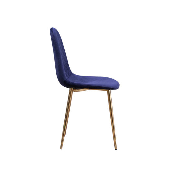 Diamond Plush Velvet Dining Chairs Set Of 4