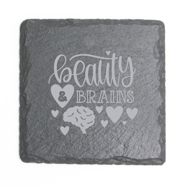 Square Slate Coasters (Home)