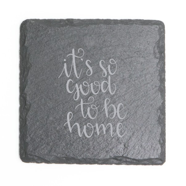 Square Slate Coasters (Home)