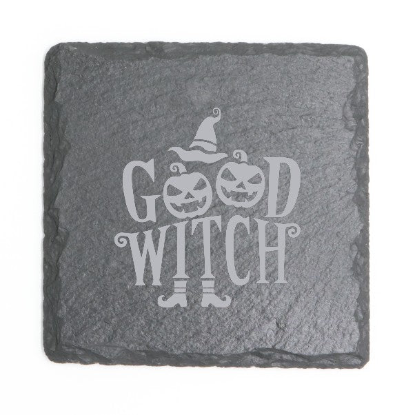 Square Slate Coasters (Halloween)