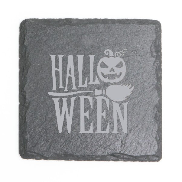 Square Slate Coasters (Halloween)