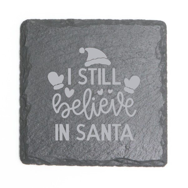 Square Slate Coasters (Christmas)