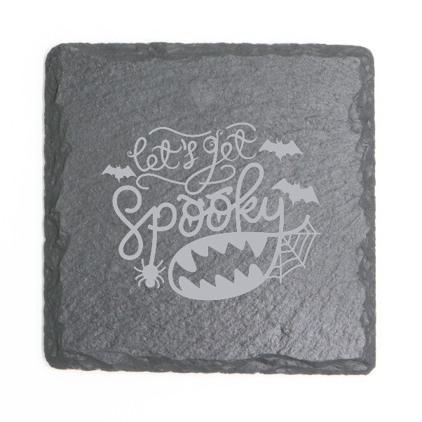 Square Slate Coasters (Halloween)