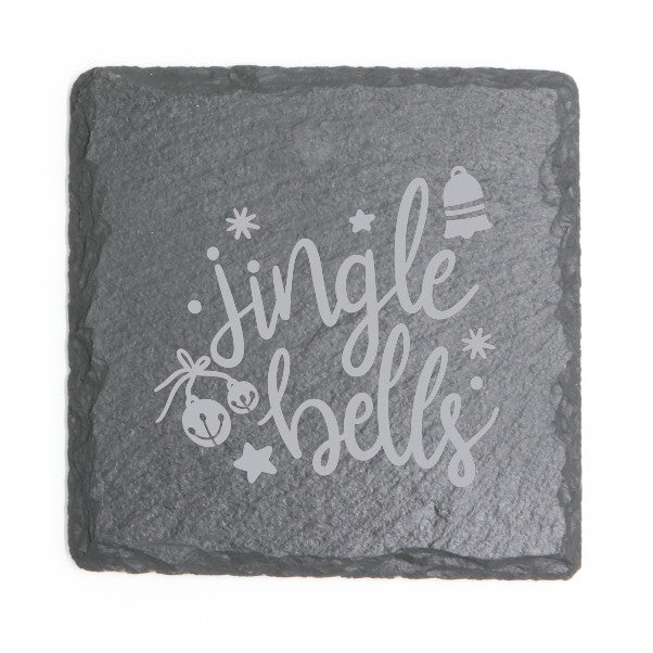 Square Slate Coasters (Christmas)