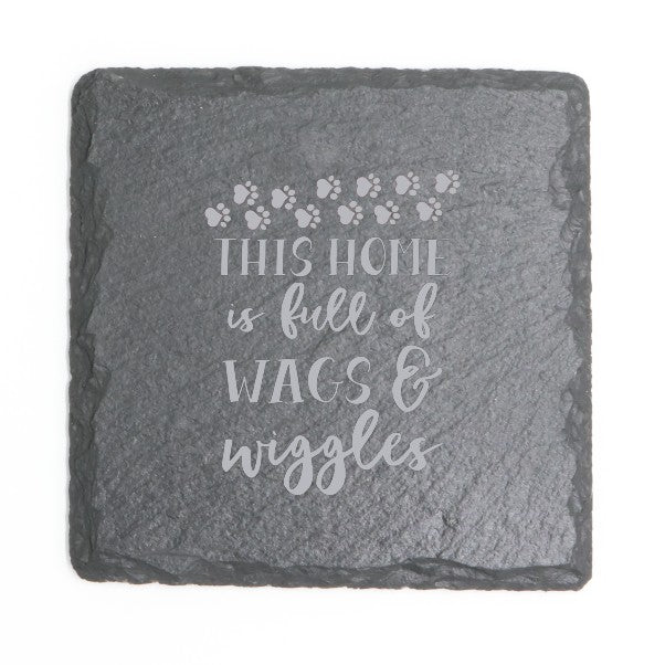 Square Slate Coasters (Home)