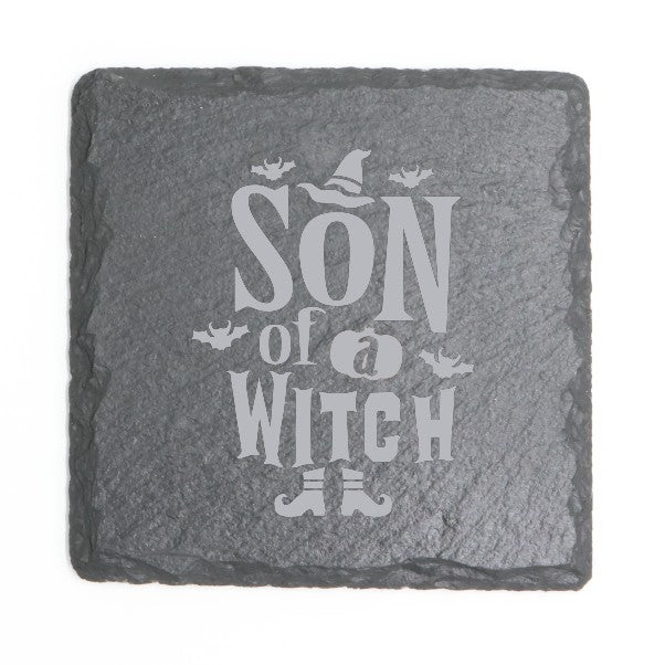 Square Slate Coasters (Halloween)