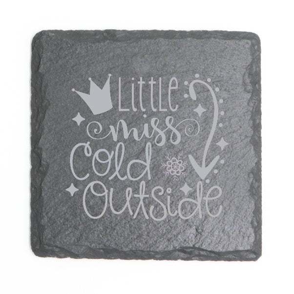 Square Slate Coasters (Christmas)