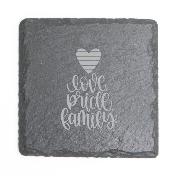 Square Slate Coasters (Pride)