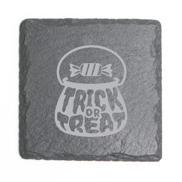 Square Slate Coasters (Halloween)