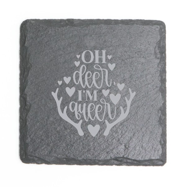 Square Slate Coasters (Pride)