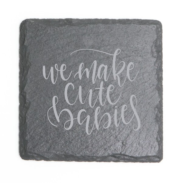 Square Slate Coasters (Home)