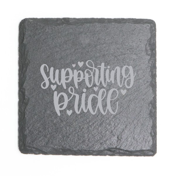 Square Slate Coasters (Pride)